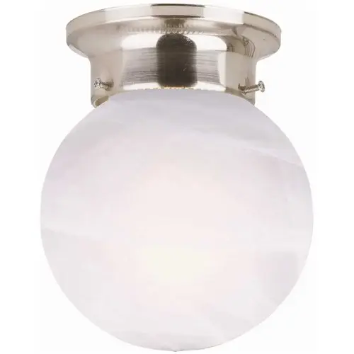 Millbridge 1-Light Satin Nickel Round Ceiling Semi Flush Mount Light Color/Finish Family Millbridge 1-Light Satin Nickel Round Ceiling Semi Flush Mount Light Color/Finish Family