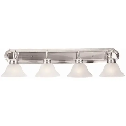 Millbridge 4-Light Satin Nickel Vanity Light Color/Finish Family