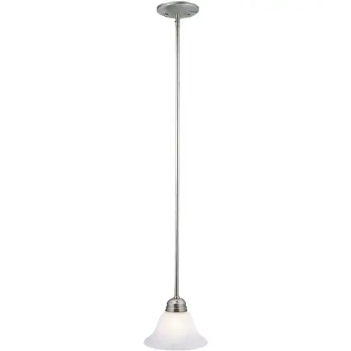 Millbridge 1-Light Satin Nickel Mini Pendant Color/Finish Family