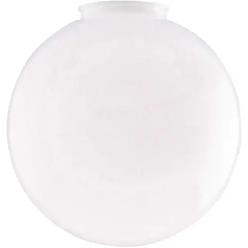 6 in. White Polycarbonate Globe with 3-1/4 in. Fitter