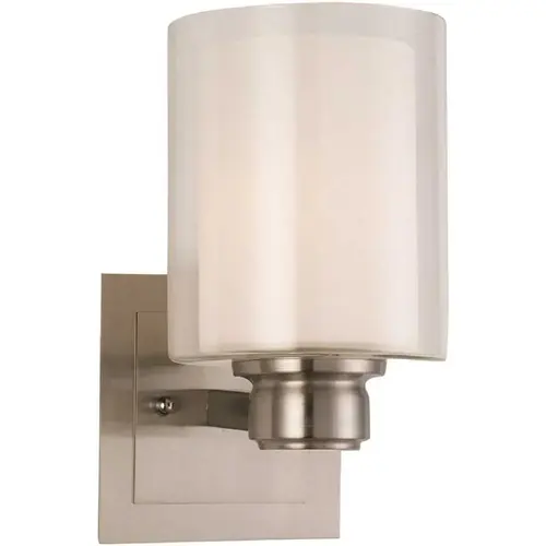 Oslo 1-Light Satin Nickel Indoor Wall Mount Color/Finish Family