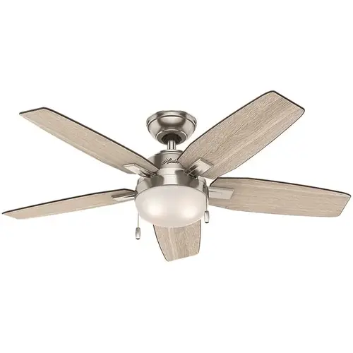 Antero 46 in. LED Indoor Brushed Nickel Ceiling Fan with Light Multi-Colored Antero 46 in. LED Indoor Brushed Nickel Ceiling Fan with Light Multi-Colored