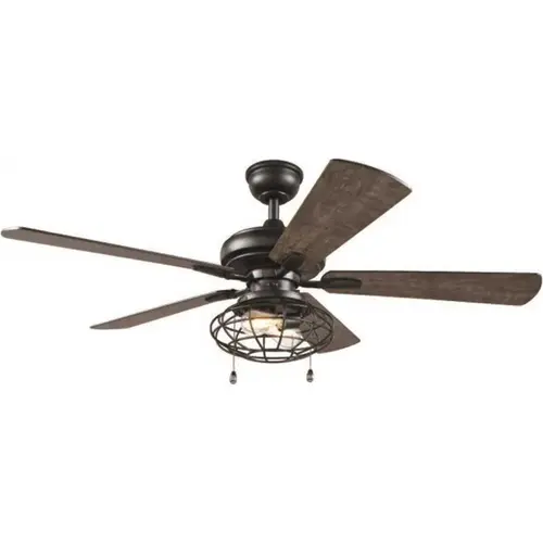 Ellard 52 in. LED Indoor Matte Black Ceiling Fan with Light Ellard 52 in. LED Indoor Matte Black Ceiling Fan with Light