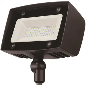 PROBRITE PWRF50-PC-4K-BZ High-Output 350-Watt Equivalent Integrated Outdoor LED Flood Light, 5000 Lumens, Dusk to Dawn Outdoor Security Light