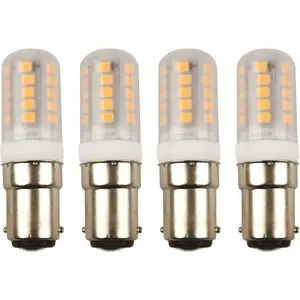 Newhouse Lighting BA-2320-4 20-Watt Equivalent T5 with BA15D Base, 120-Volt LED Light Bulb Warm White - pack of 4