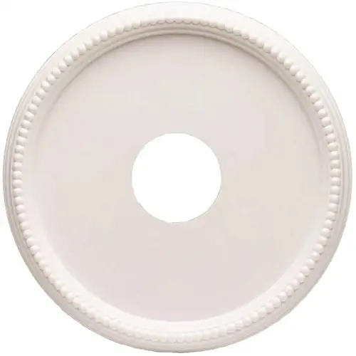 16 in. White Beaded Ceiling Medallion 16 in. White Beaded Ceiling Medallion