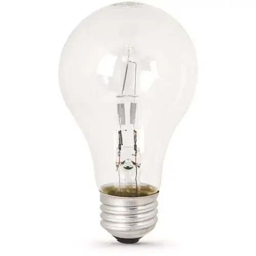 43-Watt Equivalent Bright White (3000K) A19 Dimmable Energy Saver Halogen Clear Light Bulb - pack of 24 43-Watt Equivalent Bright White (3000K) A19 Dimmable Energy Saver Halogen Clear Light Bulb - pack of 24
