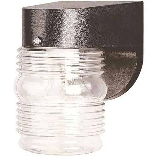Black Fitter Neck LED Outdoor Pocket Jelly Jar Lantern with Integrated Black Fitter Neck LED Outdoor Pocket Jelly Jar Lantern with Integrated