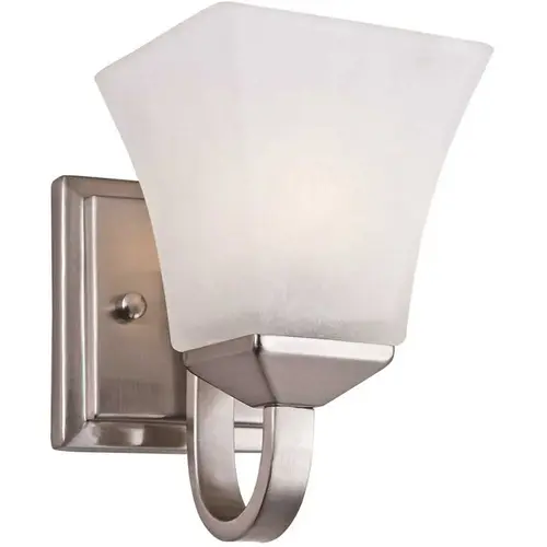 Torino 1-Light Satin Nickel Wall Mount Sconce Color/Finish Family