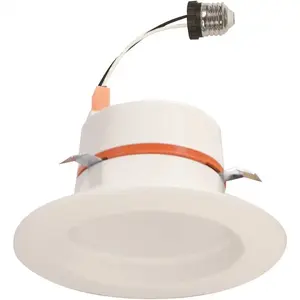 Commercial Electric NS01cA09ER2-259 4 in. Color Temperature Selectable Integrated LED Recessed Trim White