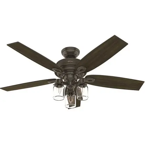 Crown Canyon II 52 in. LED Indoor Noble Bronze Ceiling Fan with Light Kit Crown Canyon II 52 in. LED Indoor Noble Bronze Ceiling Fan with Light Kit