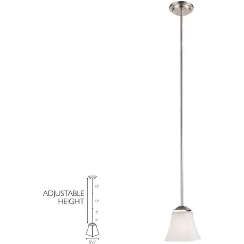 Torino 1-Light Satin Nickel Mini Pendant Color/Finish Family
