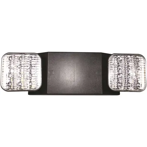 11-Watt Equivalent Rectangle Integrated LED Black Emergency Light with Ni-Cad 6.0-Volt Battery Color/Finish Family 11-Watt Equivalent Rectangle Integrated LED Black Emergency Light with Ni-Cad 6.0-Volt Battery Color/Finish Family