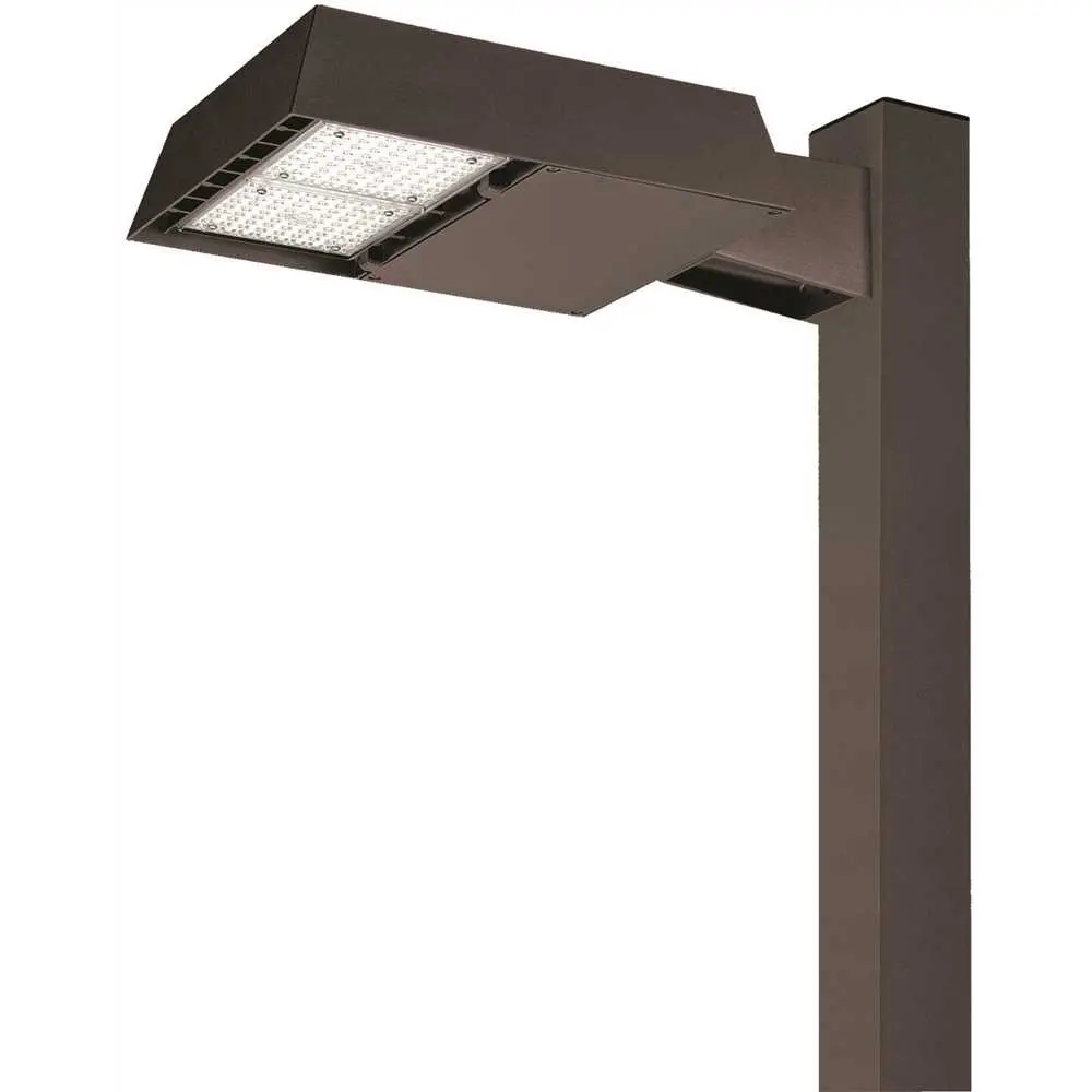 National Brand Alternative Ratio 250-Watt Equivalent Integrated LED Dark Bronze Area Light 4000K Light Distribution Type 3 120-Volt t RAR1-100-4K-3