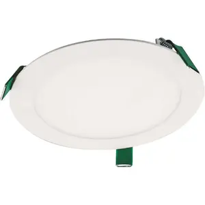 Halo HLB8169FS1EMWR 8 in. Selectable CCT New Construction Canless Recessed Integrated LED Kit White