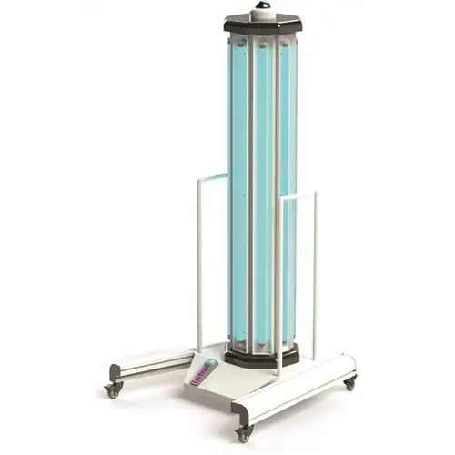 Germicidal Ultraviolet C 320-Watt Disinfecting Mobile Lamp White
