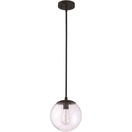 Gracelyn 9 in. 1-Light Matte Black Pendant Color/Finish Family