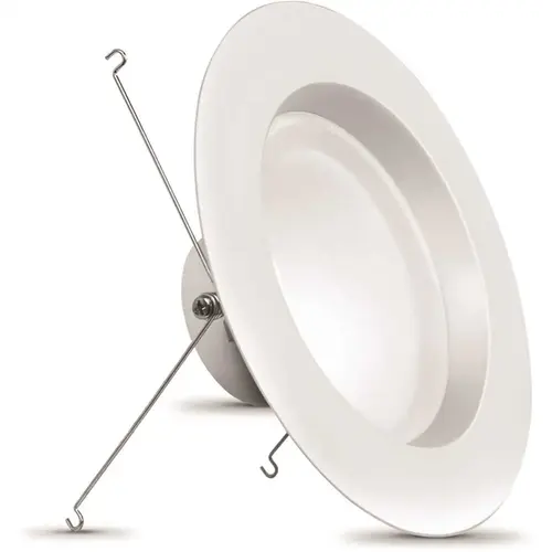 5 in./6 in. Selectable CCT Integrated LED Retrofit Recessed Light Trim Downlight White - pack of 6 5 in./6 in. Selectable CCT Integrated LED Retrofit Recessed Light Trim Downlight White - pack of 6