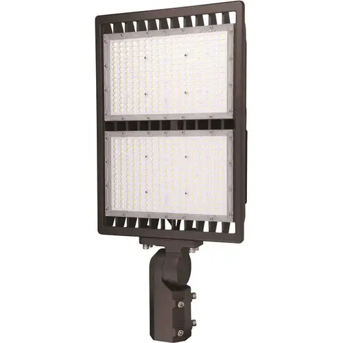 300-Watt Slipfitter Line Voltage Bronze Outdoor Integrated LED Large Landscape Flood Light, Daylight 300-Watt Slipfitter Line Voltage Bronze Outdoor Integrated LED Large Landscape Flood Light, Daylight