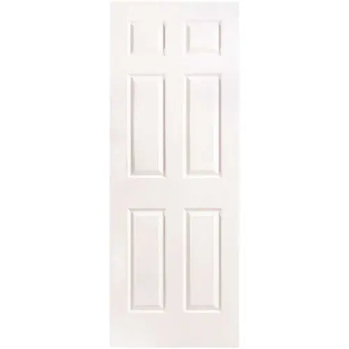 36 in. x 80 in. 6-Panel Right-Handed Solid-Core Textured Primed Composite Single Prehung Interior Door 36 in. x 80 in. 6-Panel Right-Handed Solid-Core Textured Primed Composite Single Prehung Interior Door