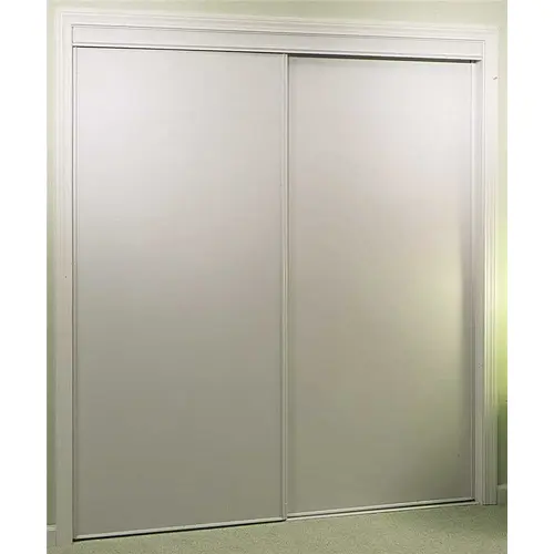 72 in. x 78 in. Vinyl Sliding Door White