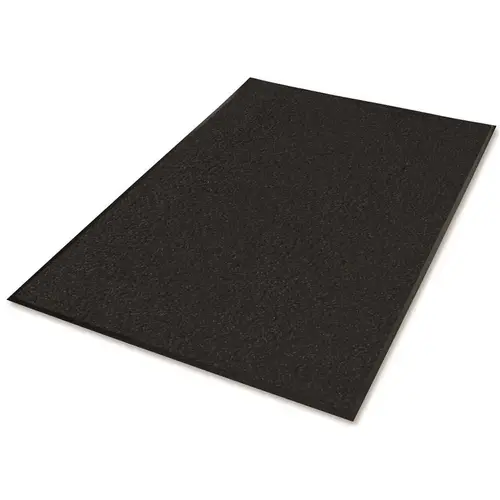 36 in. x 72 in. Rubber Platinum Series Indoor Wiper Mats Black