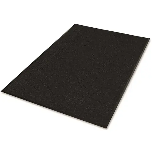 28 in. x 72 in. Nitrile Rubber Platinum Series Indoor Wiper Mats Black