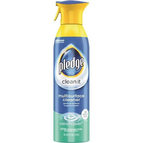 72416 Cleaner, 9.7 oz Can, Rain Shower Fresh, Clear