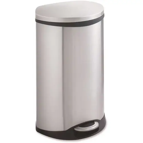 12.5 Gal. Stainless Steel Touchless Ellipse Medical Step-On Trash Can 12.5 Gal. Stainless Steel Touchless Ellipse Medical Step-On Trash Can