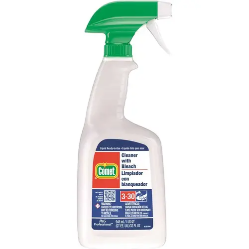 32 oz. Cleaner with Bleach Spray Bottle Clear