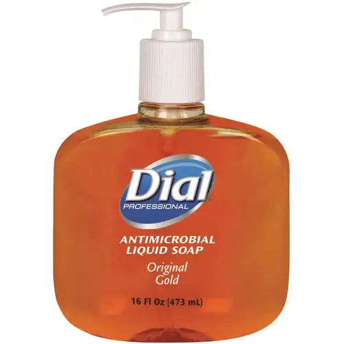 ANTIMICROBIAL LIQUID HAND SOAP, 16 OZ., GOLD