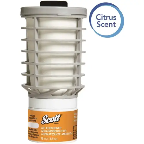 Citrus Automatic/Continuous Release Plug-In Air Freshener Refill White