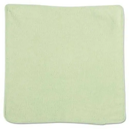 12 in. x 12 in. Light Commercial Green Microfiber Cloth