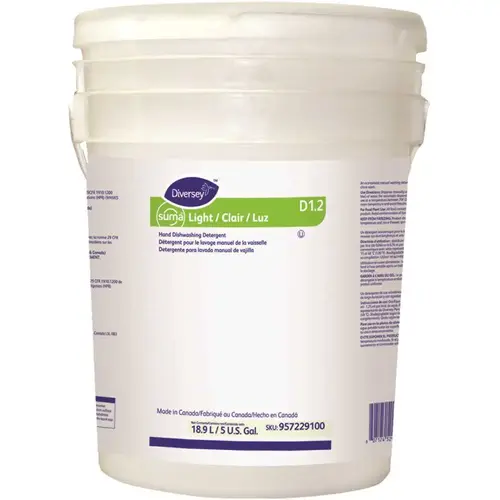 Suma Citrus Scent Dish Detergent 5 GAL Liquid Kosher Green Suma Citrus Scent Dish Detergent 5 GAL Liquid Kosher Green
