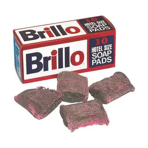 HOTEL SIZE BRILLO SOAP PADS Dark Gray - pack of 10