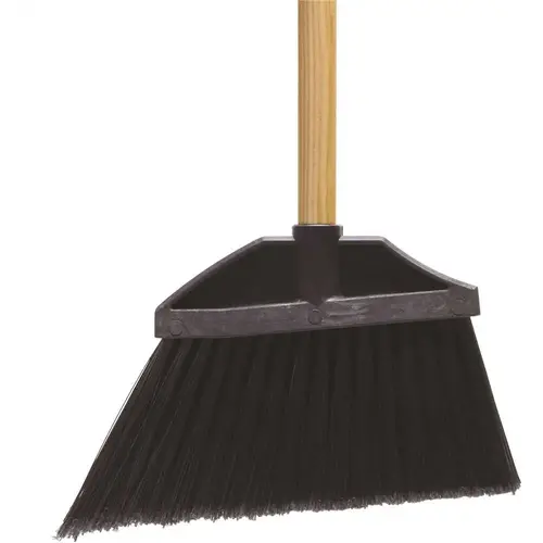 Plastic Angle Broom Black