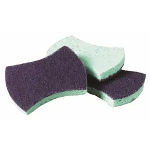 Scotch-Brite 3000 Medium Duty Sponge Scrubber Dark Blue/Teal Green