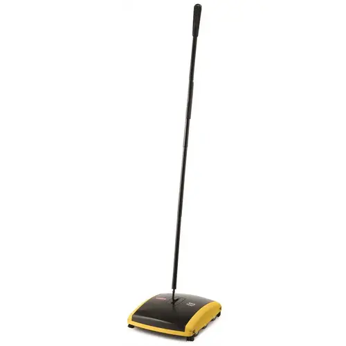 Dual action 7.5 in. Mechanical Push Sweeper Black Dual action 7.5 in. Mechanical Push Sweeper Black