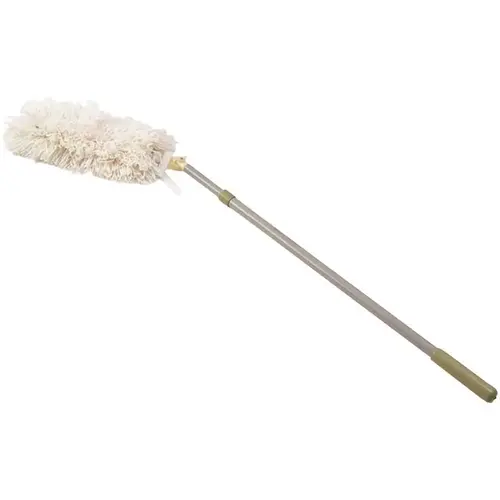 51 in. Synthetic Blended Overhead Dusting Tool with Angled Head and Extendable Handle Gray 51 in. Synthetic Blended Overhead Dusting Tool with Angled Head and Extendable Handle Gray
