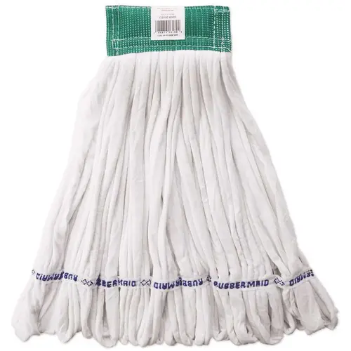 Medium Rough Floor Wet String Mop Head with 5 in. Head Band White Medium Rough Floor Wet String Mop Head with 5 in. Head Band White