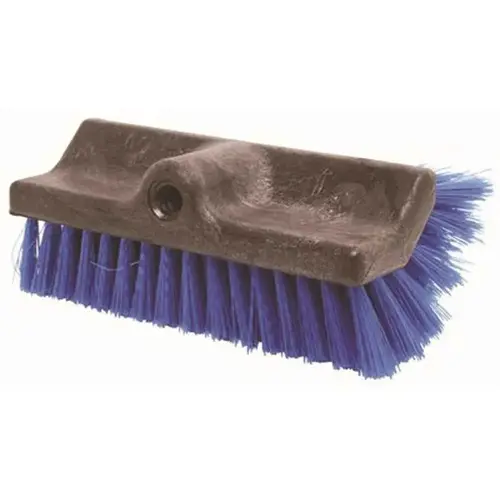 10 in. Blue Polypropylene Dual Surface Scrub Brush 10 in. Blue Polypropylene Dual Surface Scrub Brush