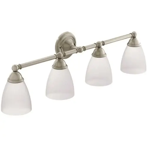 Brantford Quadruple Globe Bath Light Brushed Nickel Finish Brantford Quadruple Globe Bath Light Brushed Nickel Finish