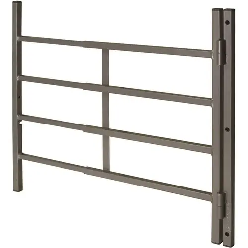 22 in. to 38 in.W x 21 in. H high Carbon Steel, Fixed 4-Bar Window Guard, Black (Width Expandable) Bronze 22 in. to 38 in.W x 21 in. H high Carbon Steel, Fixed 4-Bar Window Guard, Black (Width Expandable) Bronze