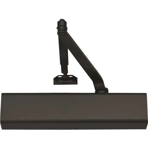 Black Tri-Packed Regular Parallel Non-Hold Open Door Closer