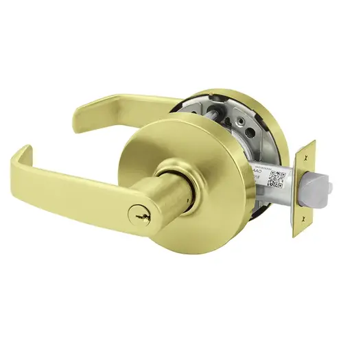 LC-10XG70 LL 4 Electrified Cylindrical Lock Satin Brass LC-10XG70 LL 4 Electrified Cylindrical Lock Satin Brass