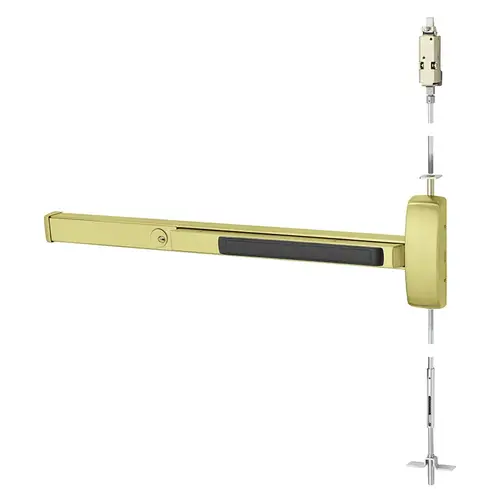 Exit Device Satin Brass Exit Device Satin Brass