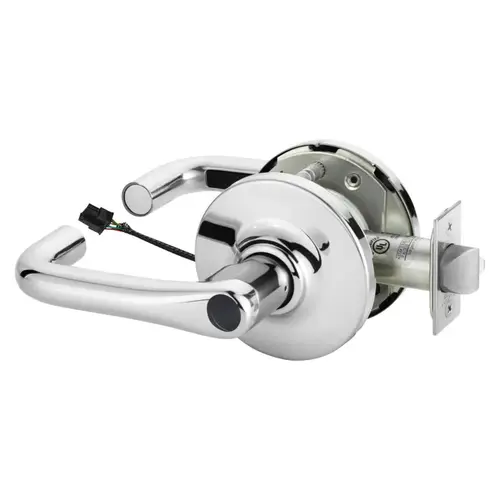 Electric Cylindrical Lock Bright Chrome Electric Cylindrical Lock Bright Chrome