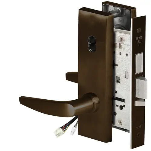 Electric Mortise Lock Dark Oxidized Satin Bronze Oil Rubbed Electric Mortise Lock Dark Oxidized Satin Bronze Oil Rubbed
