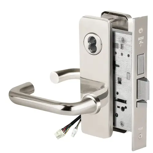 Electric Mortise Lock Bright Chrome Electric Mortise Lock Bright Chrome