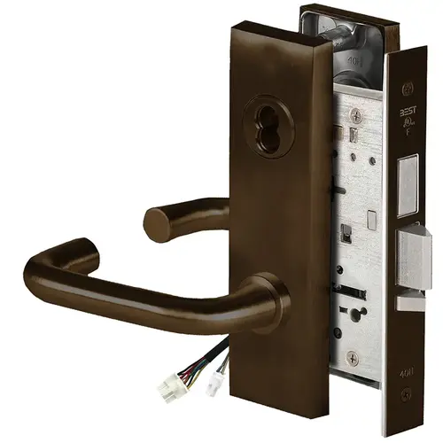 Electric Mortise Lock Dark Bronze Painted Electric Mortise Lock Dark Bronze Painted